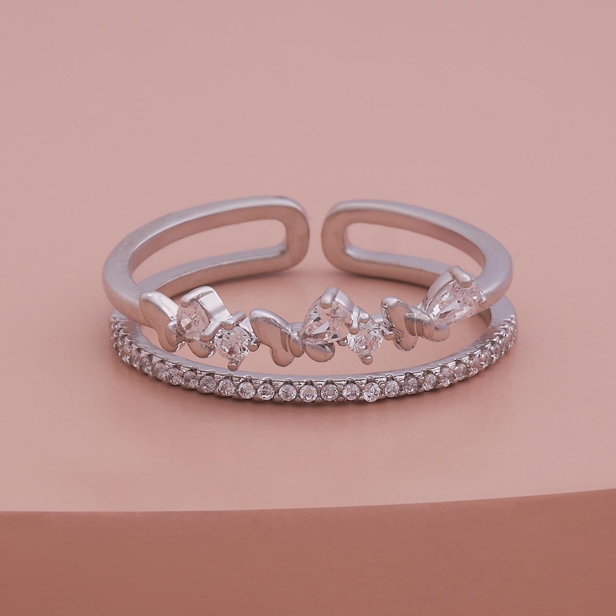 Trendy Zircon Finger Ring Trendy Finger Ring 186824