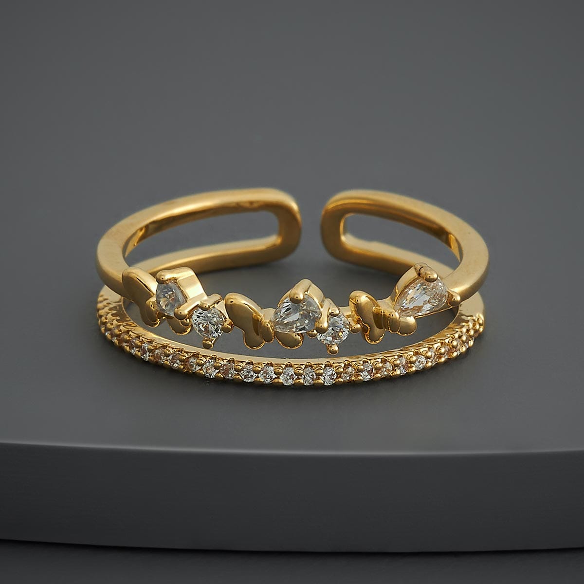 Trendy Zircon Finger Ring Trendy Finger Ring 186824
