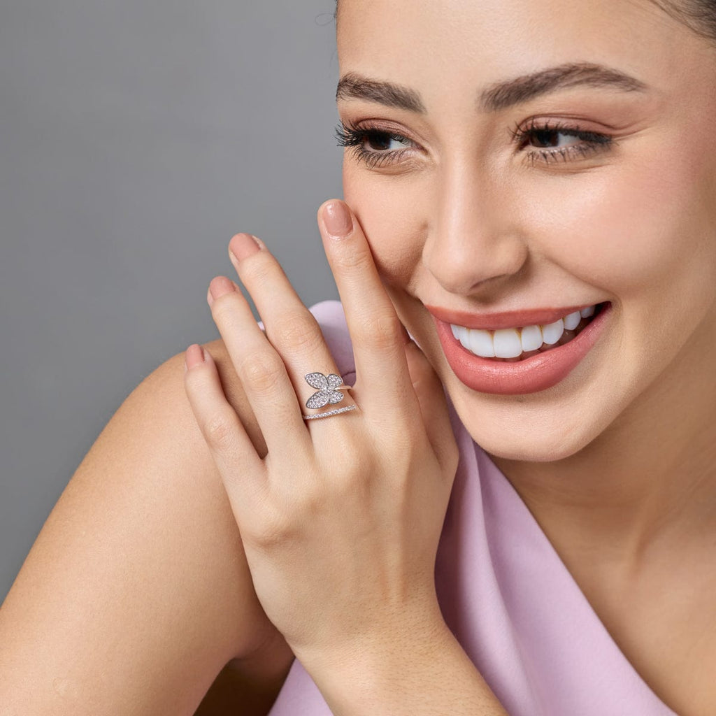 Trendy Zircon Finger Ring Trendy Finger Ring 186894