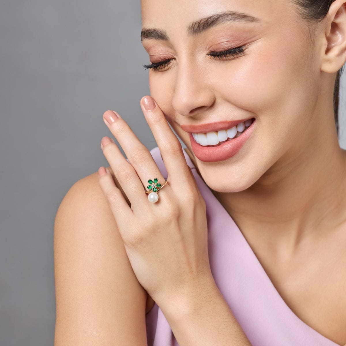 Trendy Zircon Finger Ring Trendy Finger Ring 189986