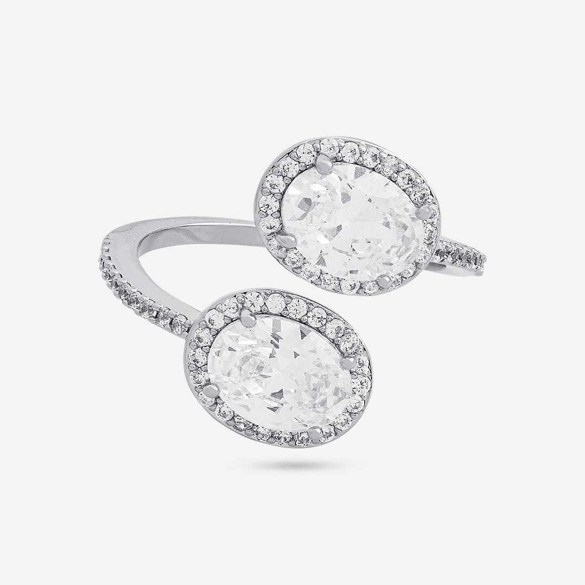 Trendy Zircon Finger Ring Trendy Finger Ring 190040