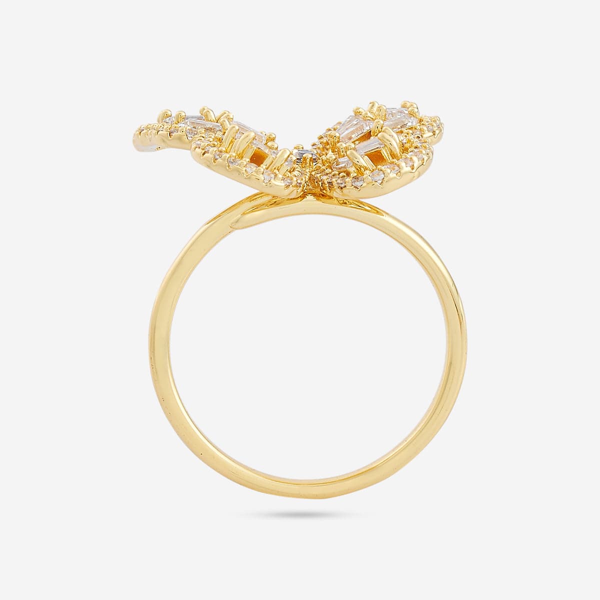 Trendy Zircon Finger Ring Trendy Finger Ring 190041