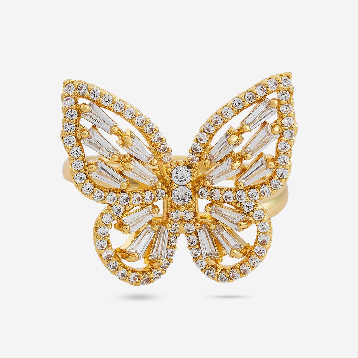 Trendy Zircon Finger Ring Trendy Finger Ring 190041