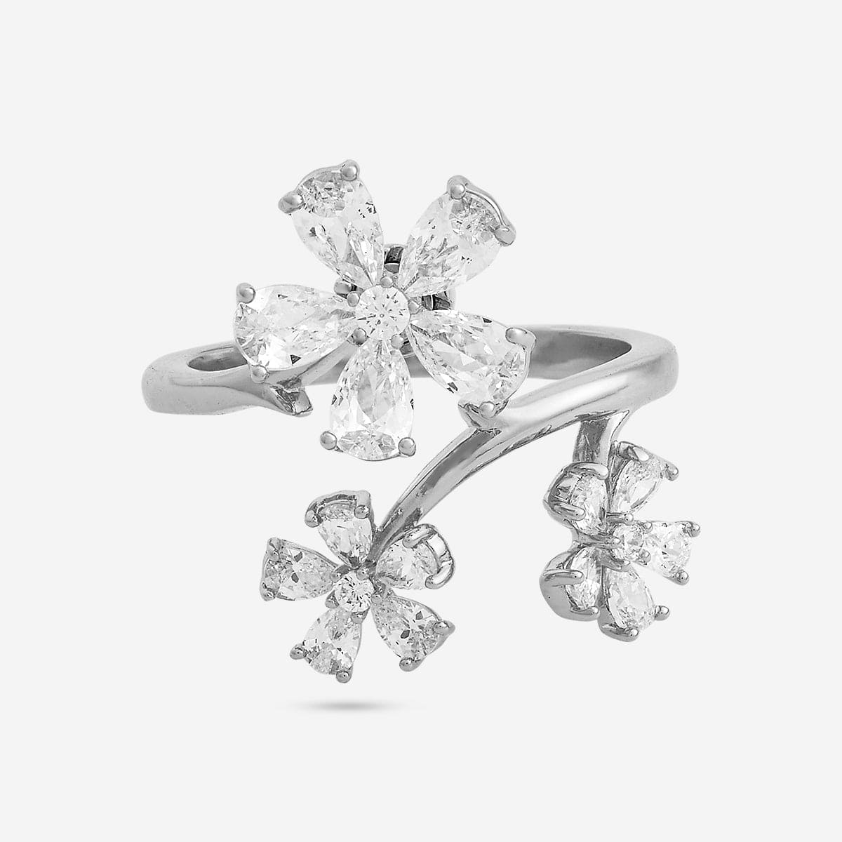 Trendy Zircon Finger Ring Trendy Finger Ring 190042