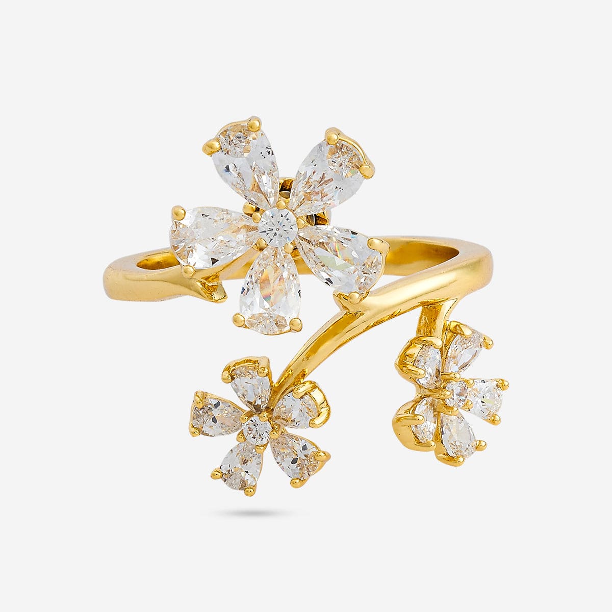 Trendy Zircon Finger Ring Trendy Finger Ring 190042