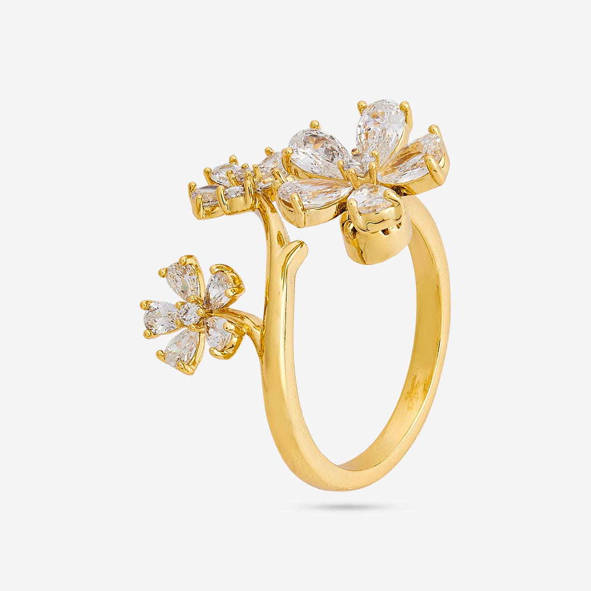 Trendy Zircon Finger Ring Trendy Finger Ring 190042