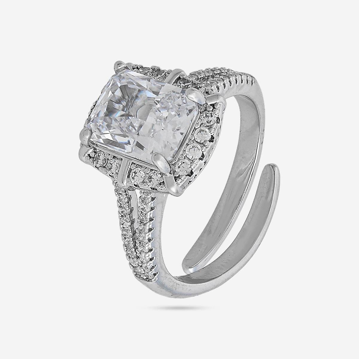 Trendy Zircon Finger Ring Trendy Finger Ring 190054