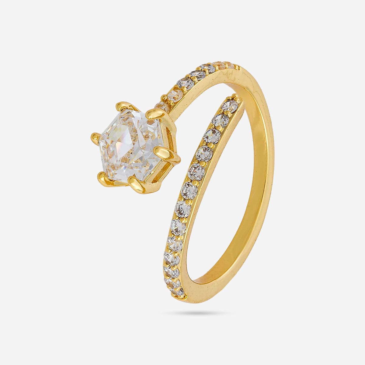 Trendy Zircon Finger Ring Trendy Finger Ring 190116