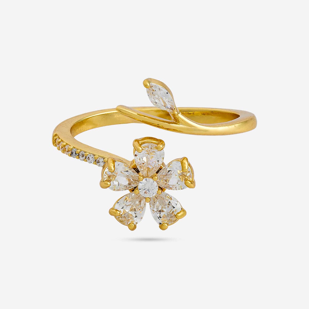 Trendy Zircon Finger Ring Trendy Finger Ring 190118