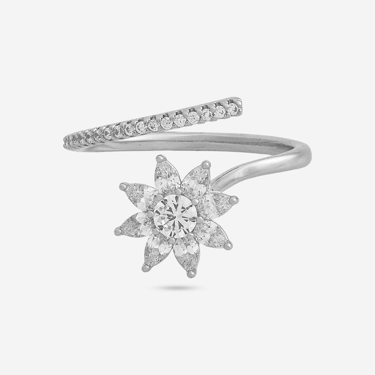 Trendy Zircon Finger Ring Trendy Finger Ring 190123