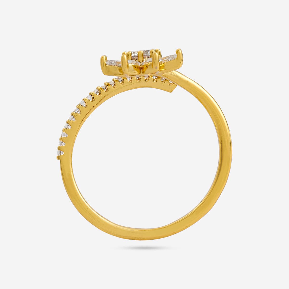 Trendy Zircon Finger Ring Trendy Finger Ring 190123