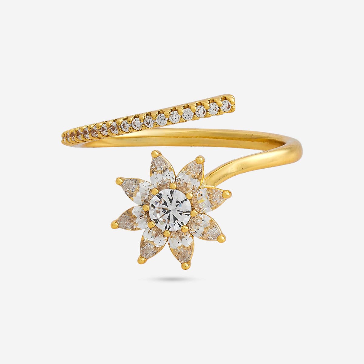 Trendy Zircon Finger Ring Trendy Finger Ring 190123