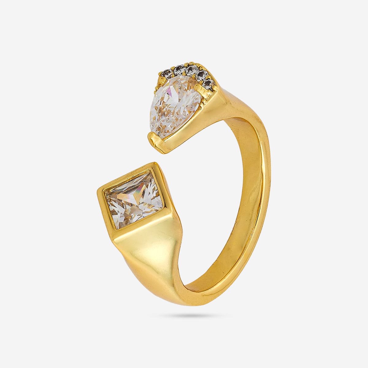 Trendy Zircon Finger Ring Trendy Finger Ring 190124