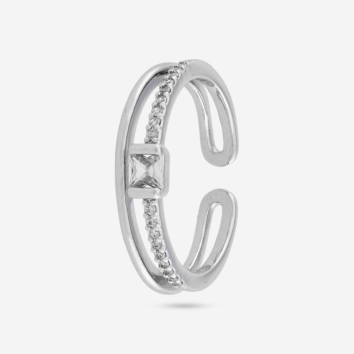 Trendy Zircon Finger Ring Trendy Finger Ring 192420