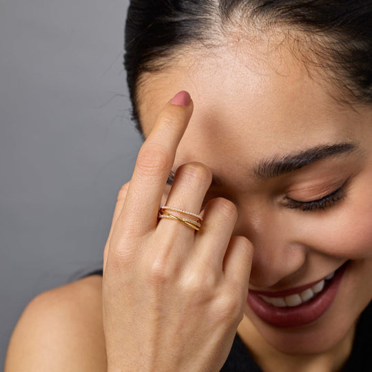 Trendy Zircon Finger Ring Trendy Finger Ring 192422