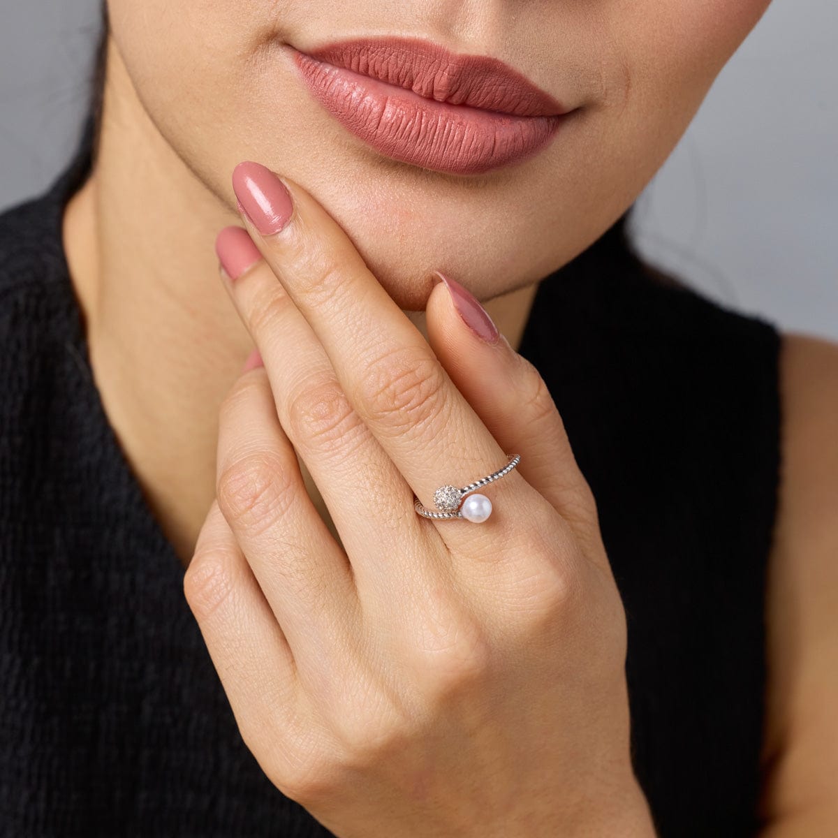 Trendy Zircon Finger Ring Trendy Finger Ring 192455