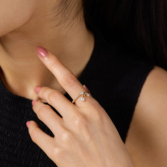 Trendy Zircon Finger Ring Trendy Finger Ring 192456