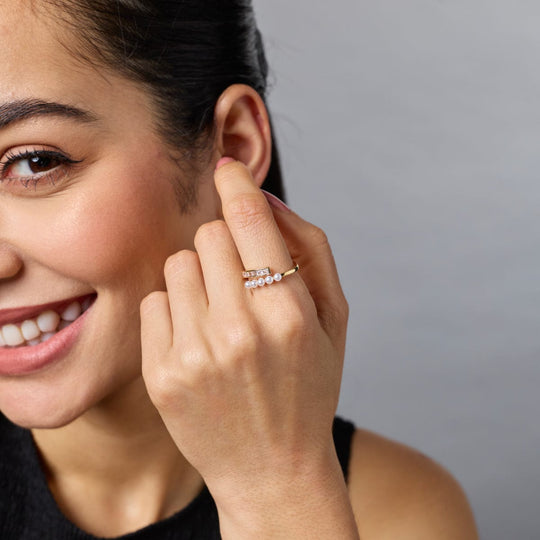 Trendy Zircon Finger Ring Trendy Finger Ring 192457