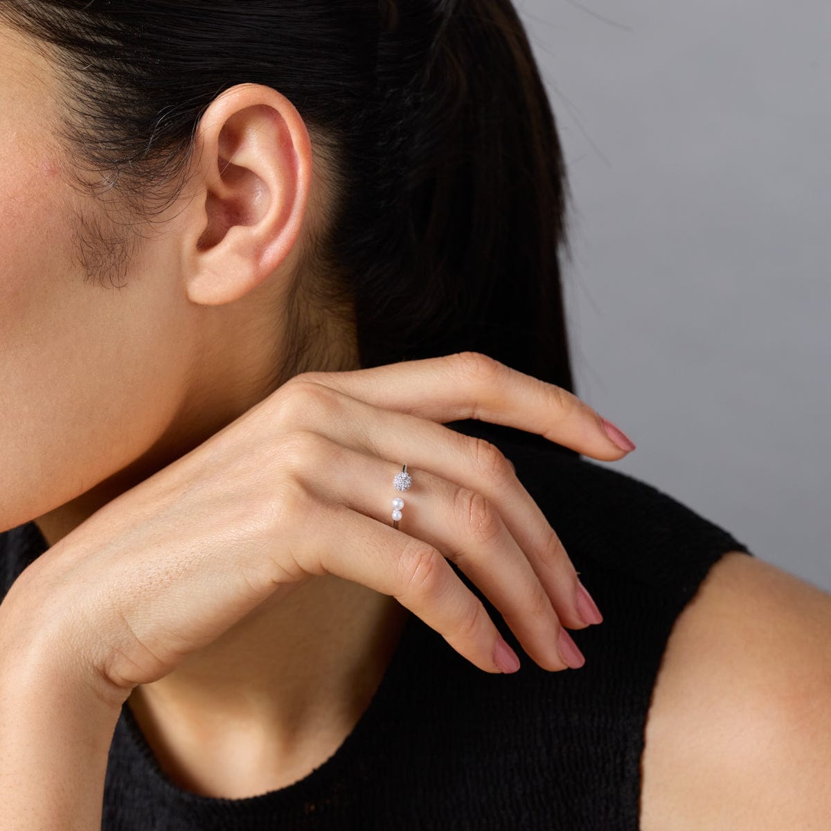 Trendy Zircon Finger Ring Trendy Finger Ring 192458