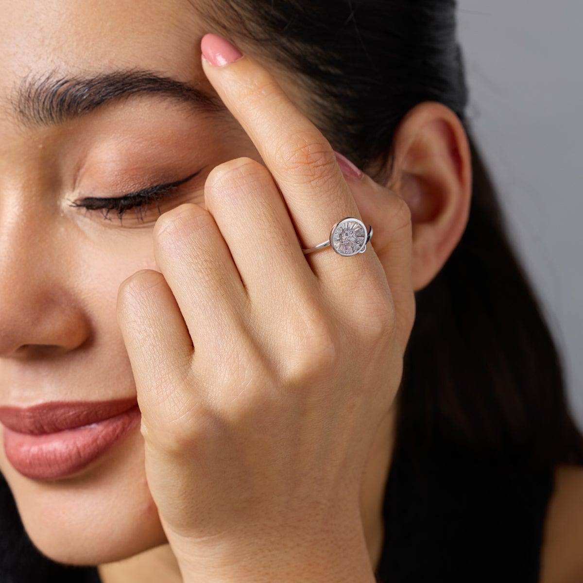 Trendy Zircon Finger Ring Trendy Finger Ring 192459