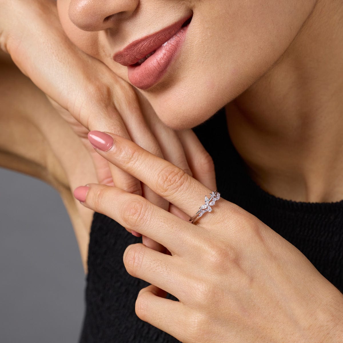 Trendy Zircon Finger Ring Trendy Finger Ring 192463