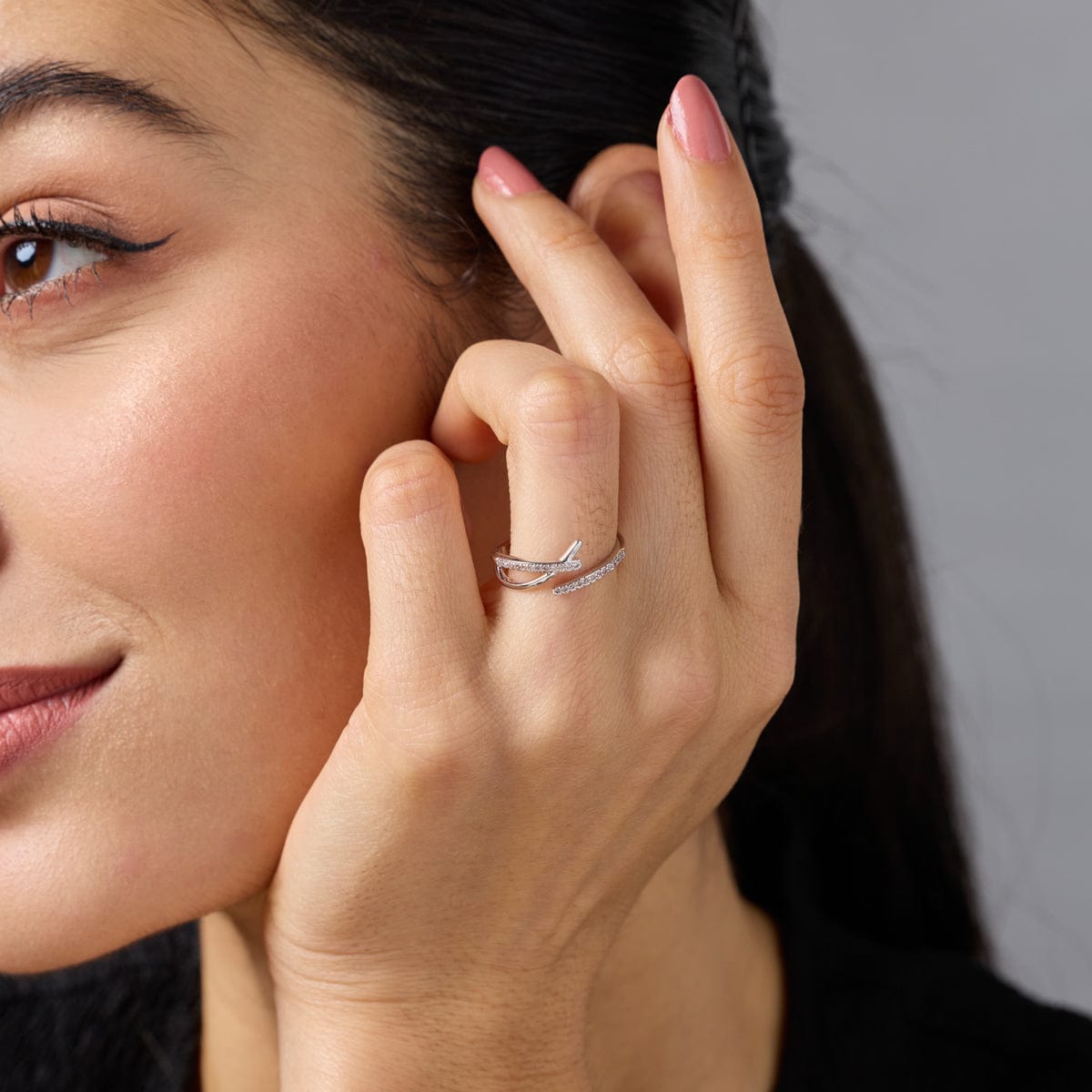 Trendy Zircon Finger Ring Trendy Finger Ring 192464