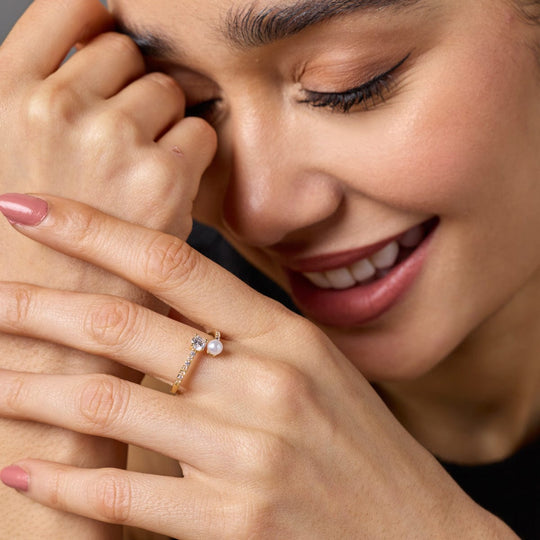Trendy Zircon Finger Ring Trendy Finger Ring 192541