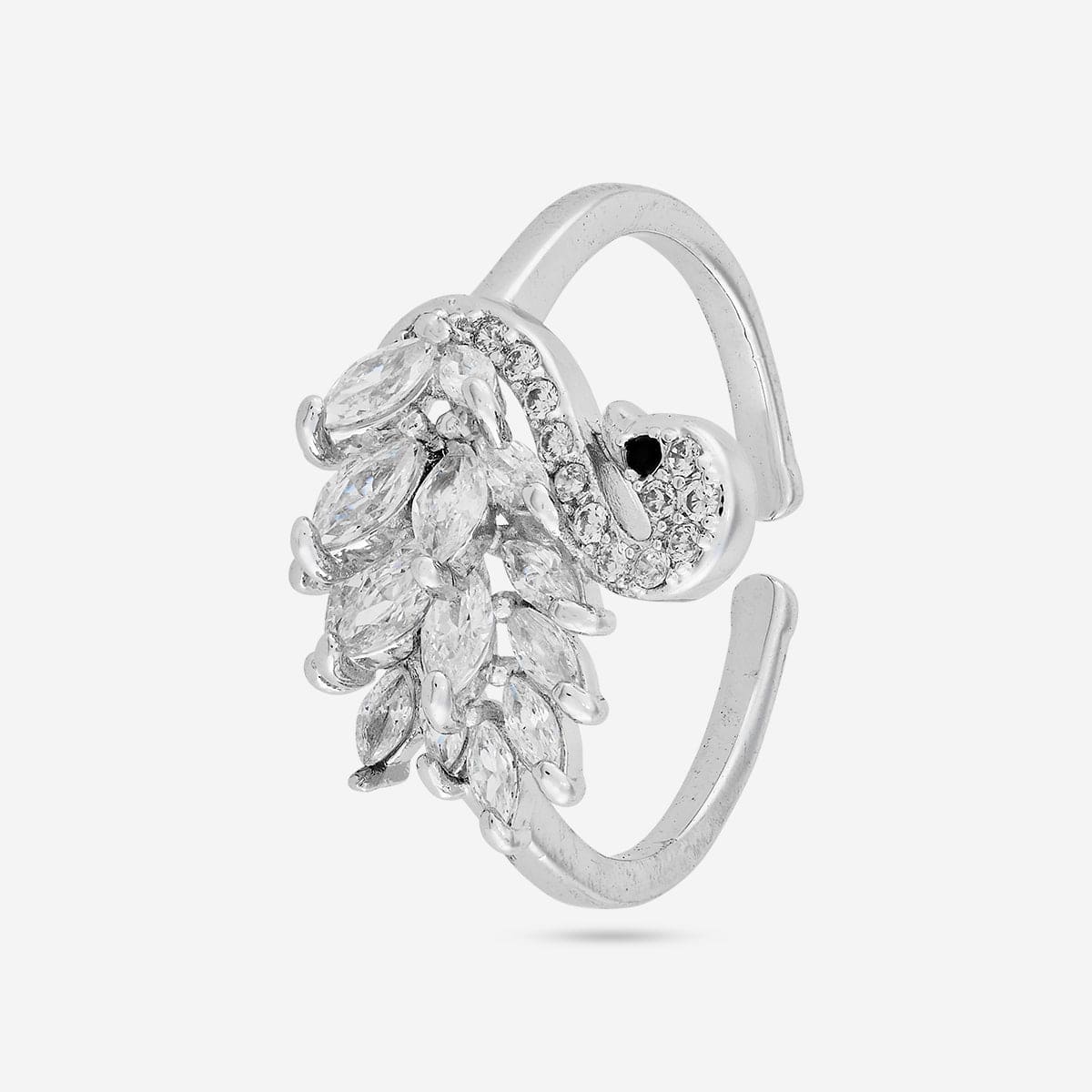 Trendy Zircon Finger Ring Trendy Finger Ring 192542