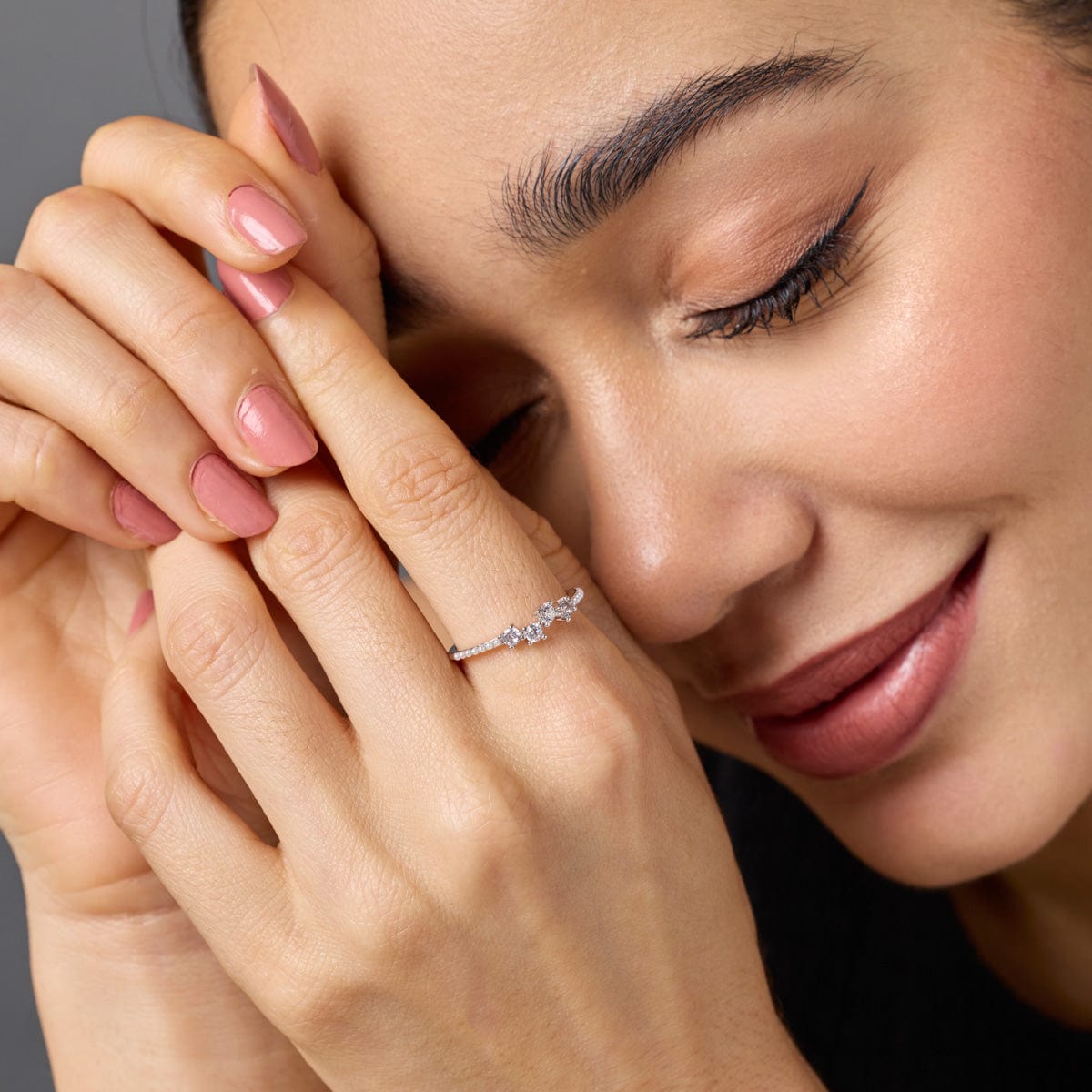 Trendy Zircon Finger Ring Trendy Finger Ring 192548