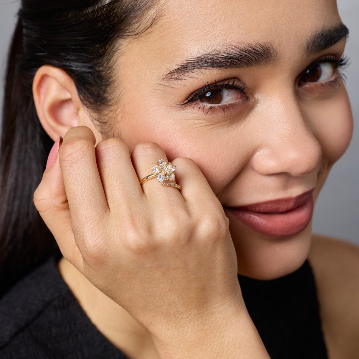 Trendy Zircon Finger Ring Trendy Finger Ring 192551