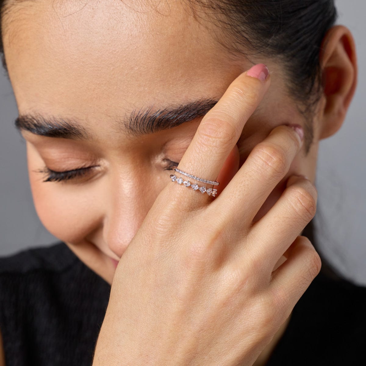 Trendy Zircon Finger Ring Trendy Finger Ring 192557