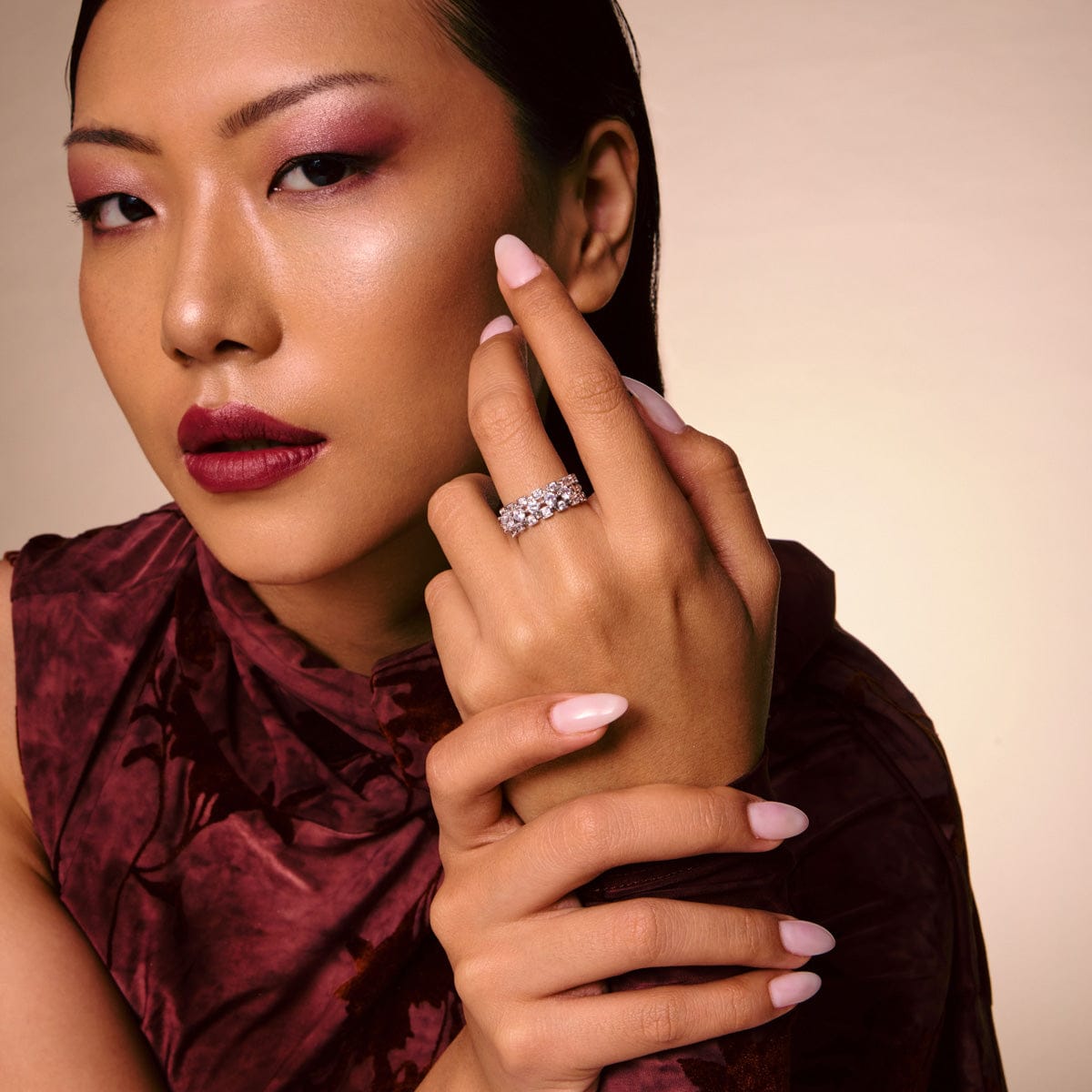 Trendy Zircon Finger Ring Trendy Finger Ring 197975