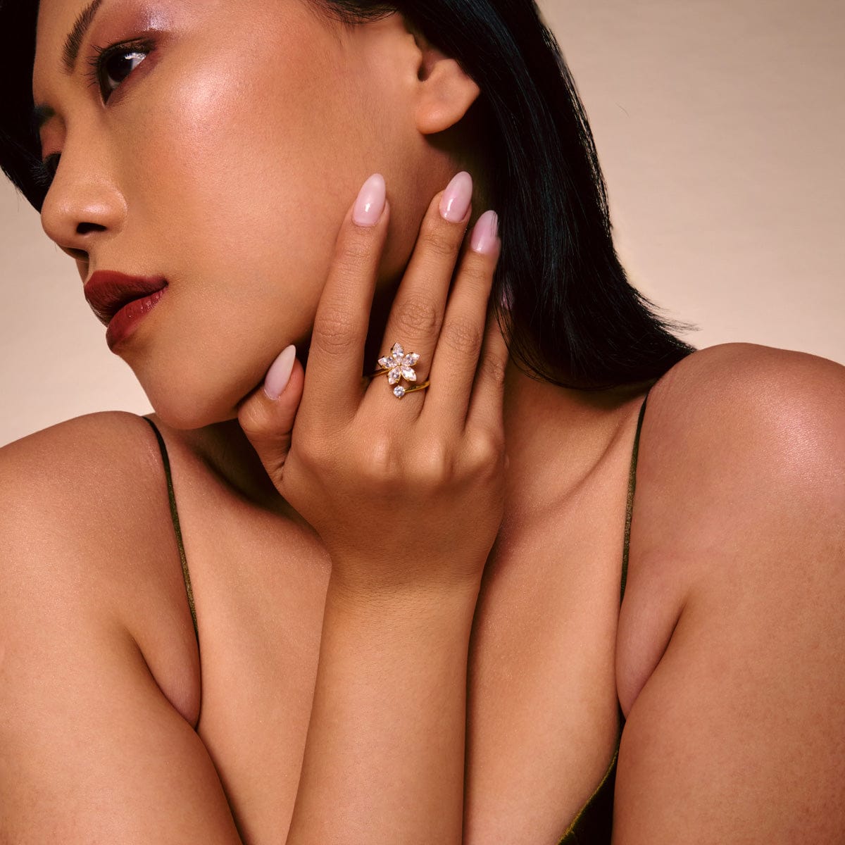 Trendy Zircon Finger Ring Trendy Finger Ring 197989