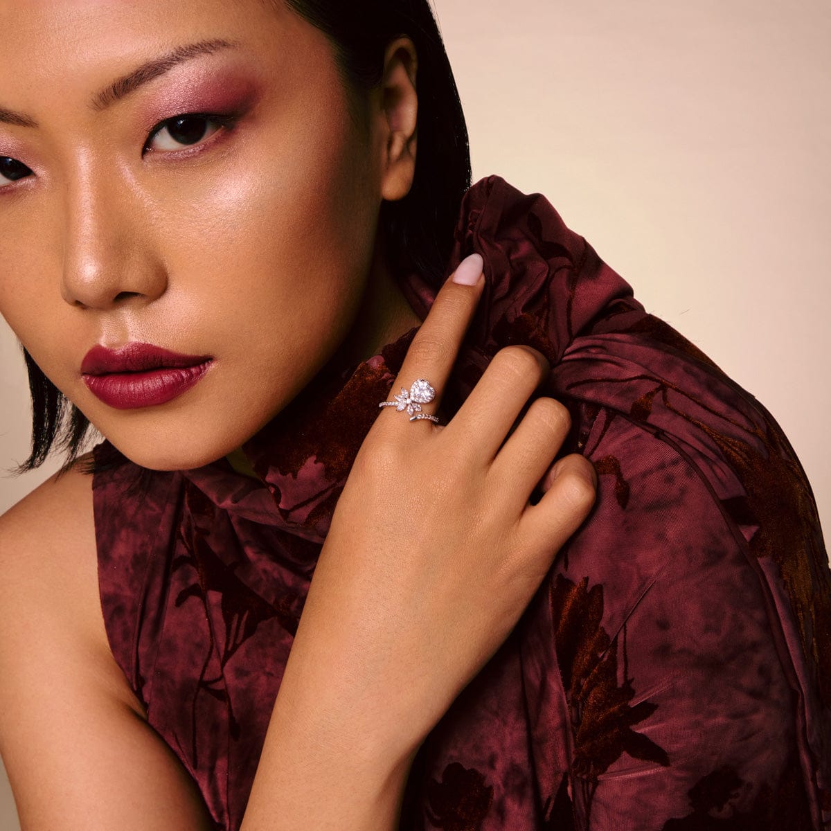 Trendy Zircon Finger Ring Trendy Finger Ring 197993