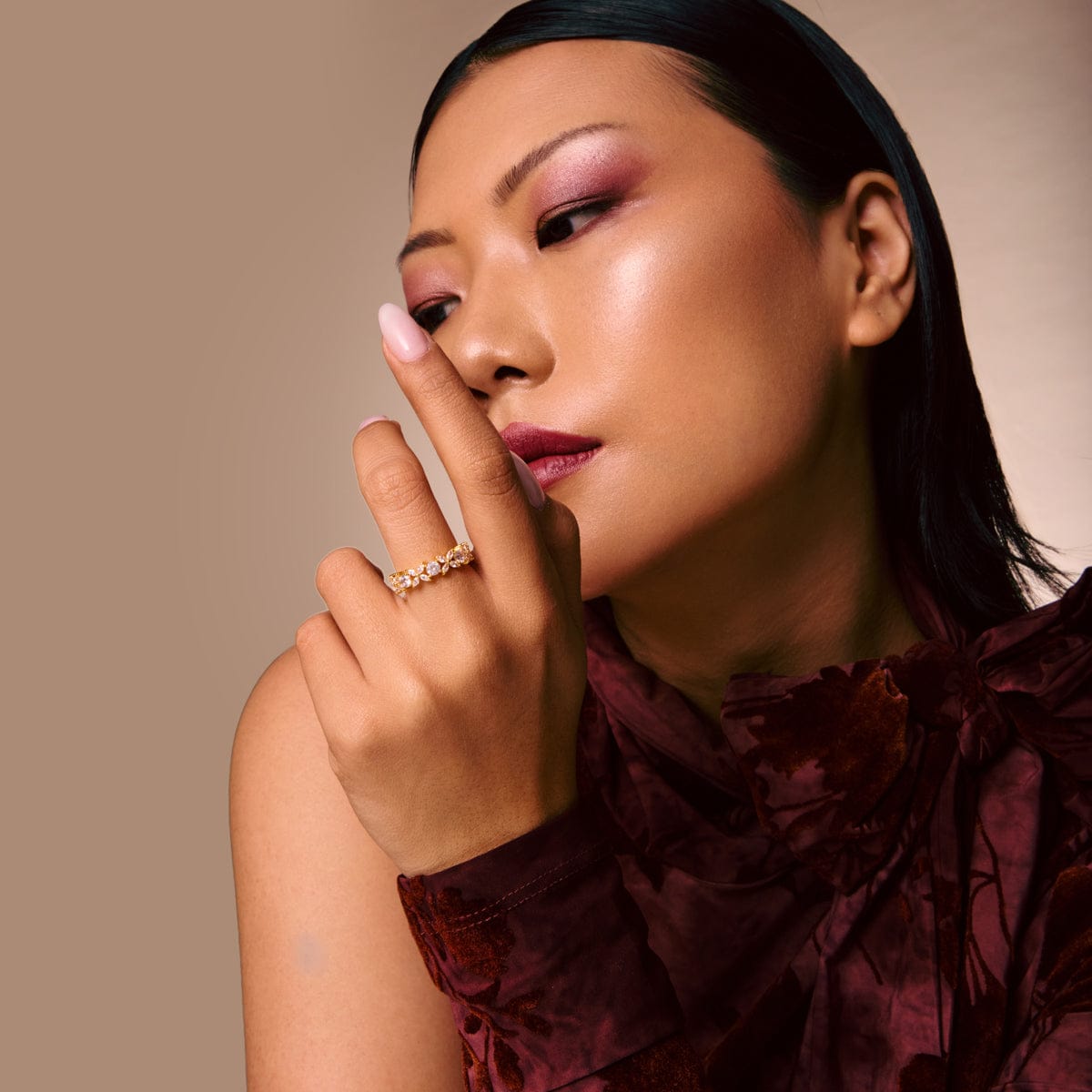 Trendy Zircon Finger Ring Trendy Finger Ring 198084