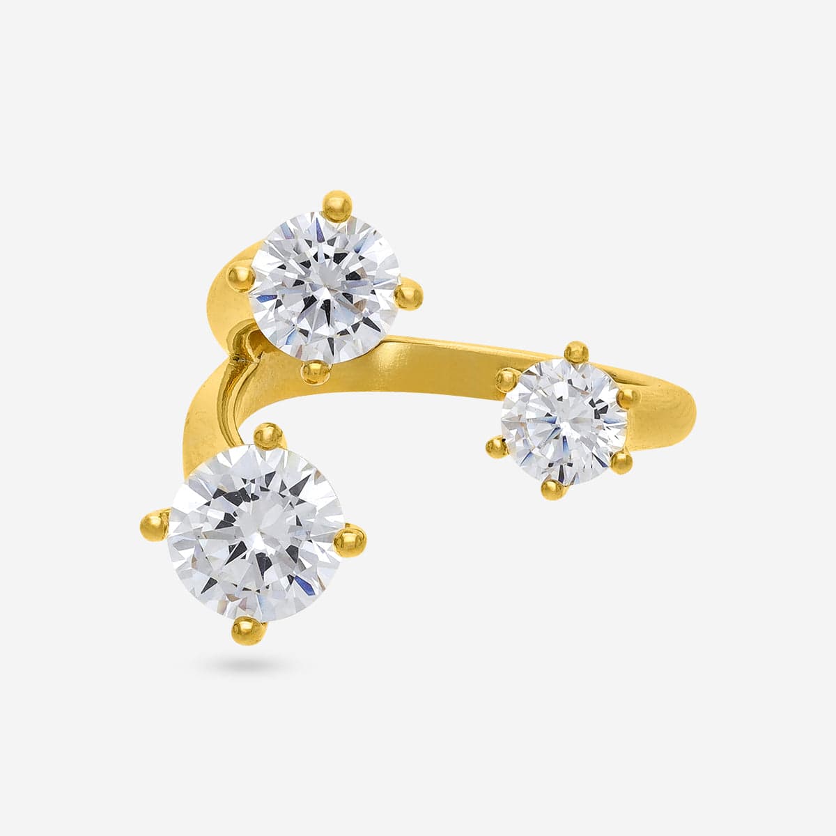 Trendy Zircon Finger Ring Trendy Finger Ring 198085