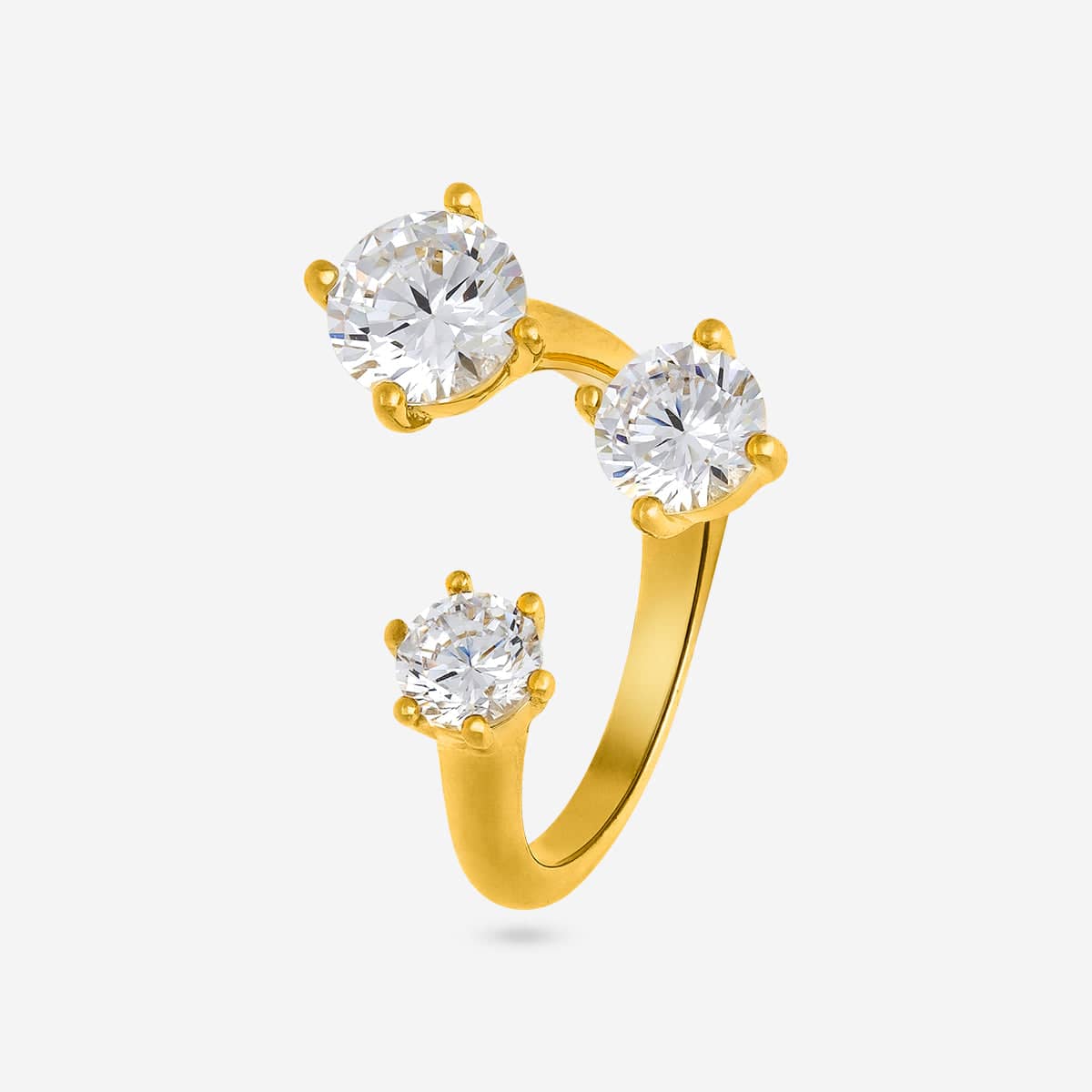 Trendy Zircon Finger Ring Trendy Finger Ring 198085