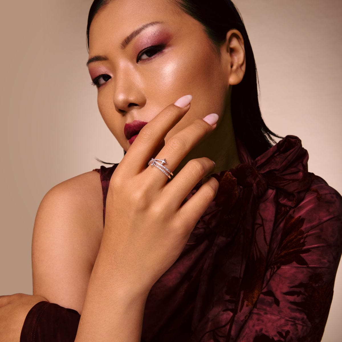 Trendy Zircon Finger Ring Trendy Finger Ring 198086