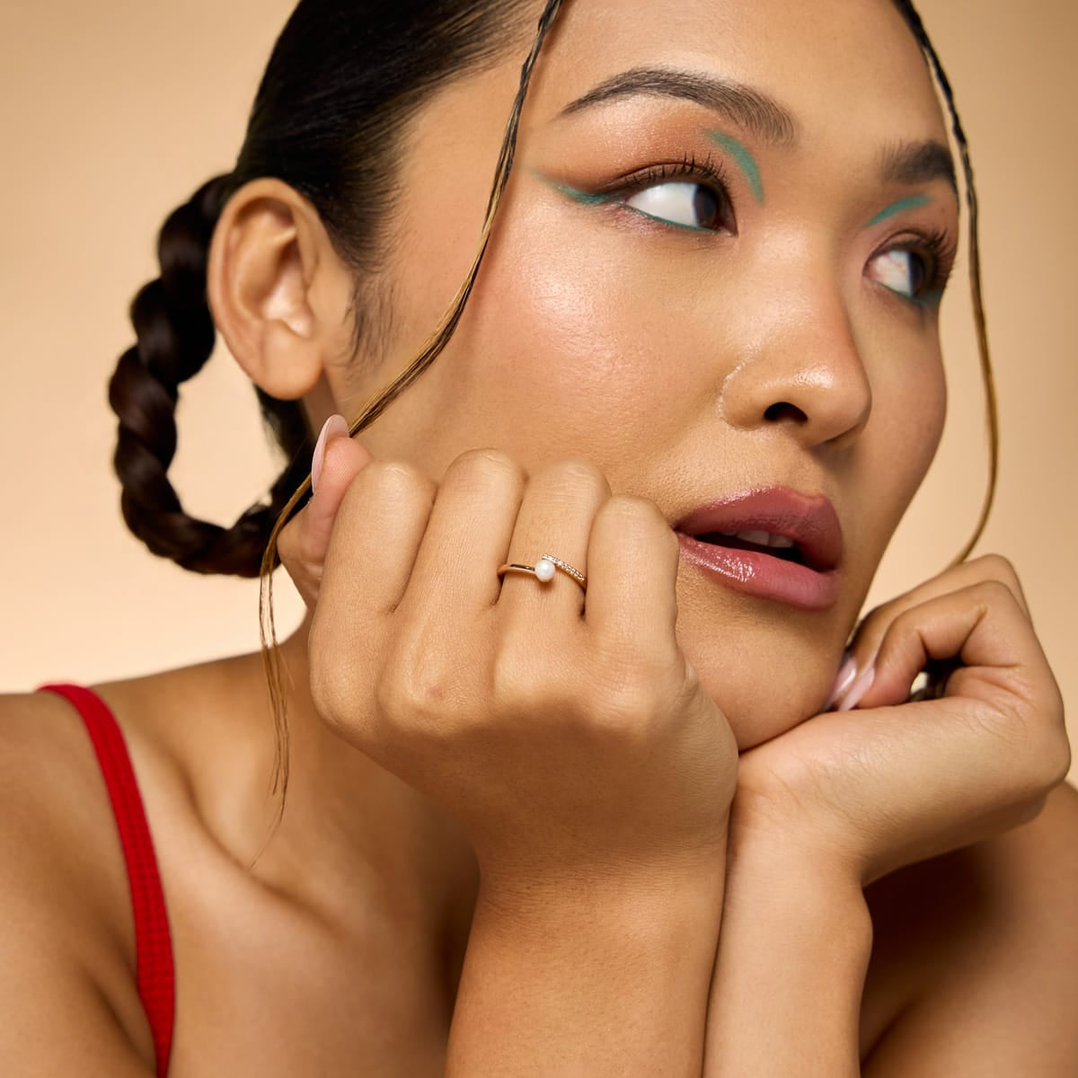 Trendy Zircon Finger Ring Trendy Finger Ring 202951