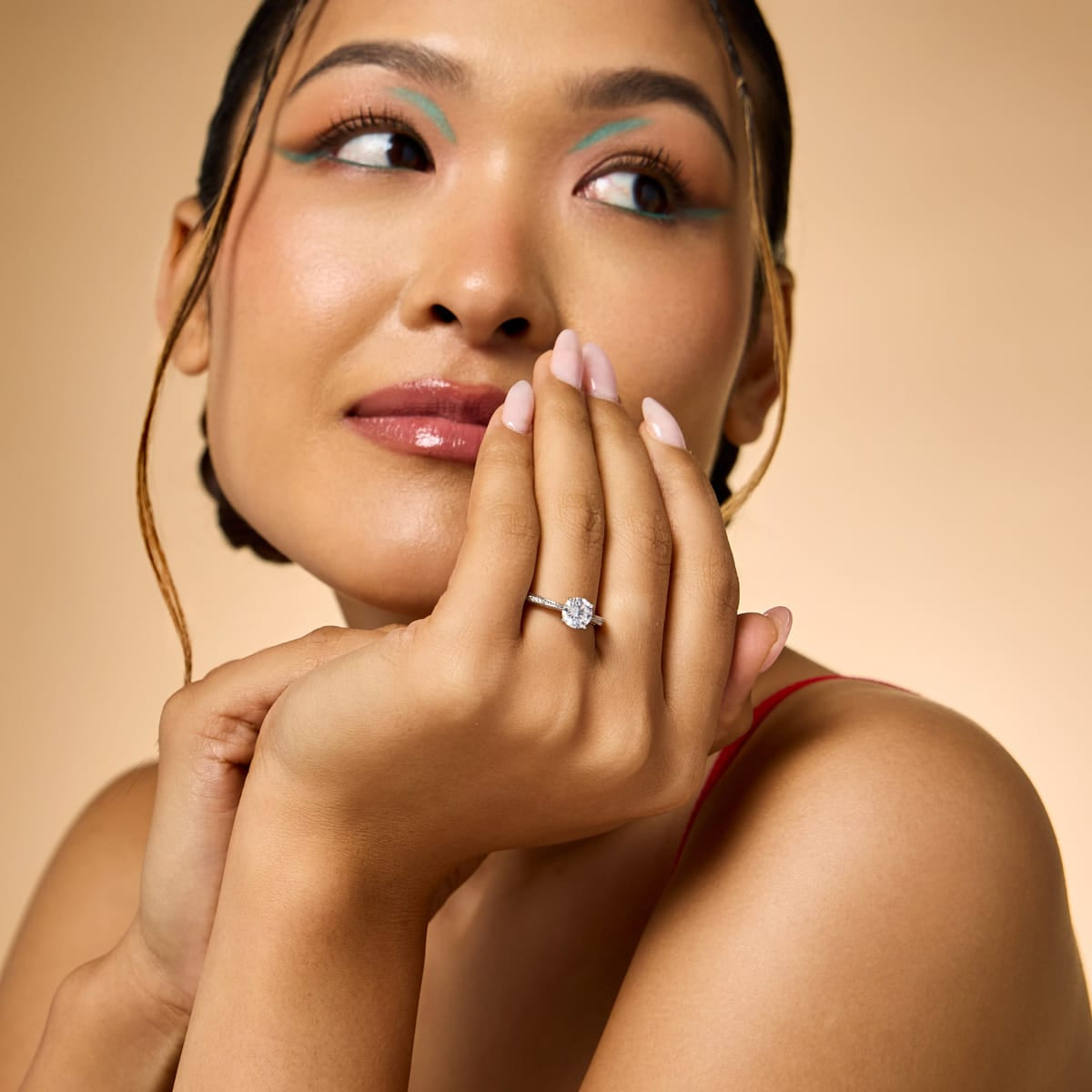 Trendy Zircon Finger Ring Trendy Finger Ring 202959