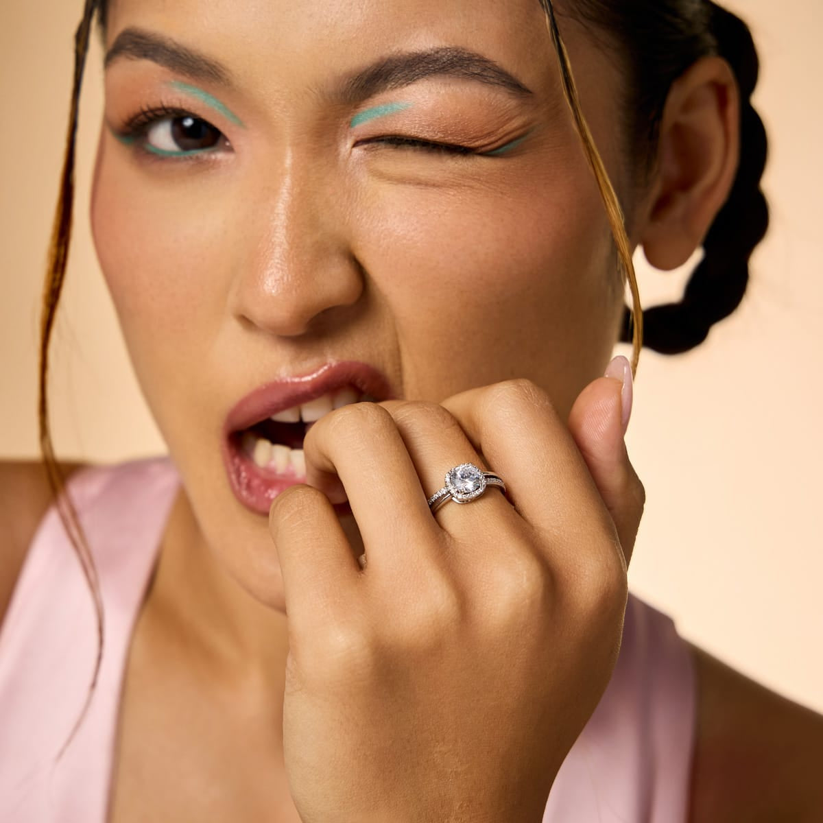 Trendy Zircon Finger Ring Trendy Finger Ring 202960