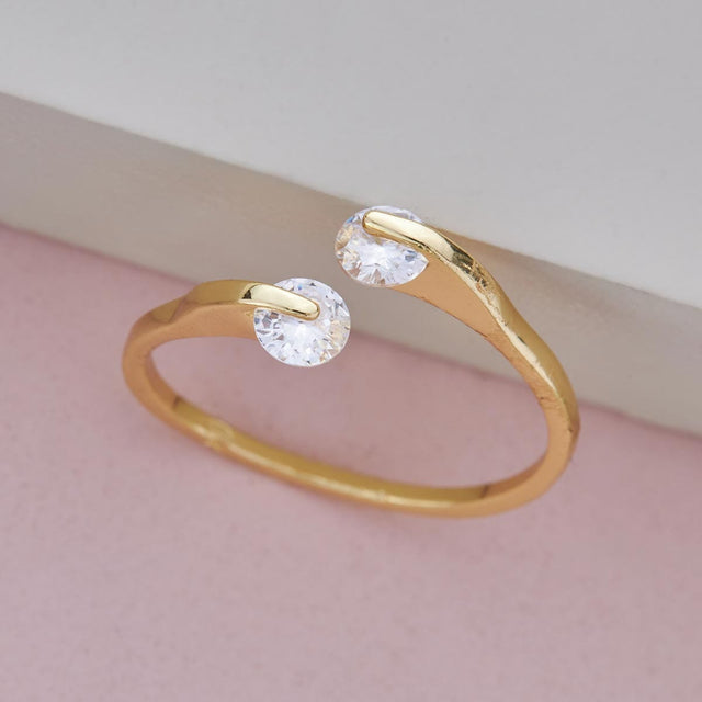 Trendy Zircon Finger Ring Trendy Finger Ring 138854