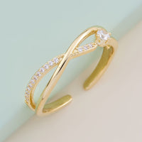 Trendy Zircon Finger Ring Trendy Finger Ring 150051