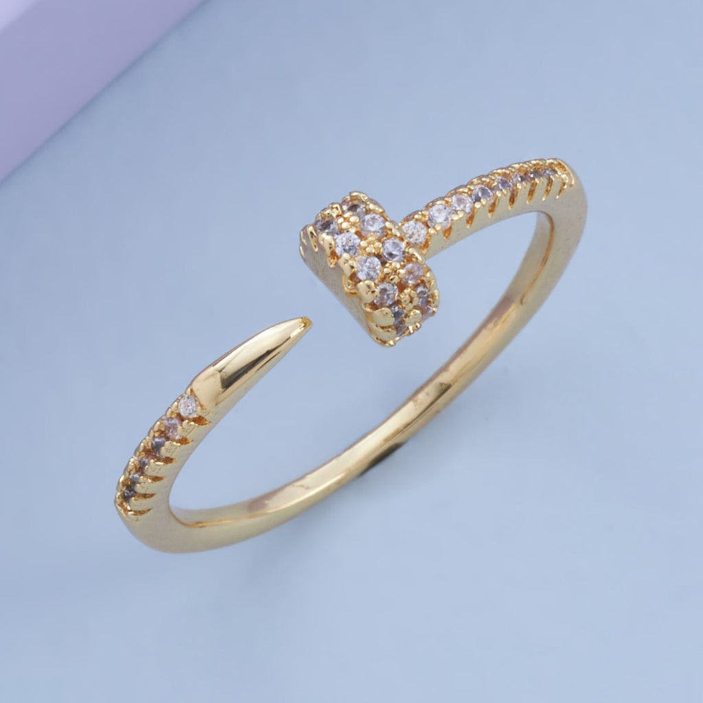 Trendy Zircon Finger Ring Trendy Finger Ring 154233