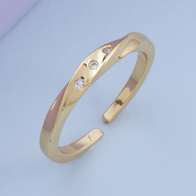 Trendy Zircon Finger Ring Trendy Finger Ring 154240