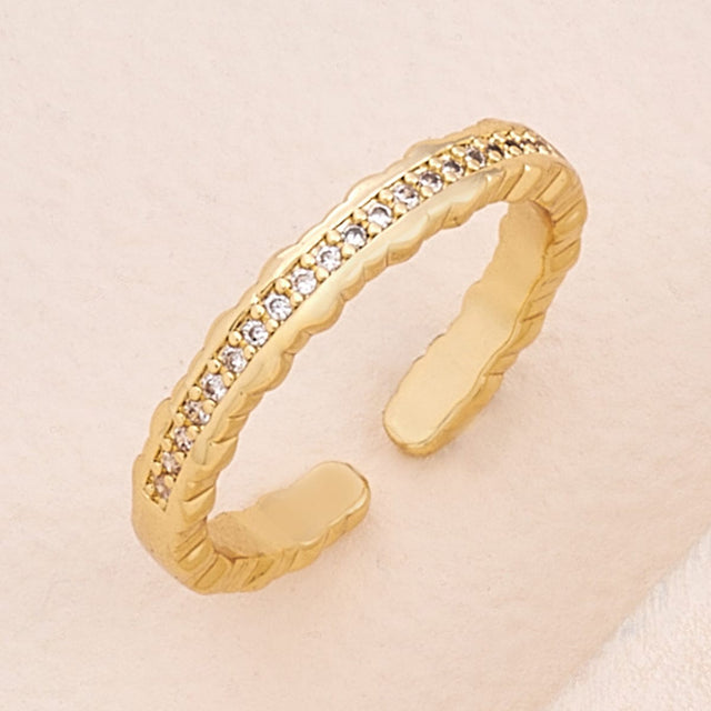 Trendy Zircon Finger Ring Trendy Finger Ring 162574