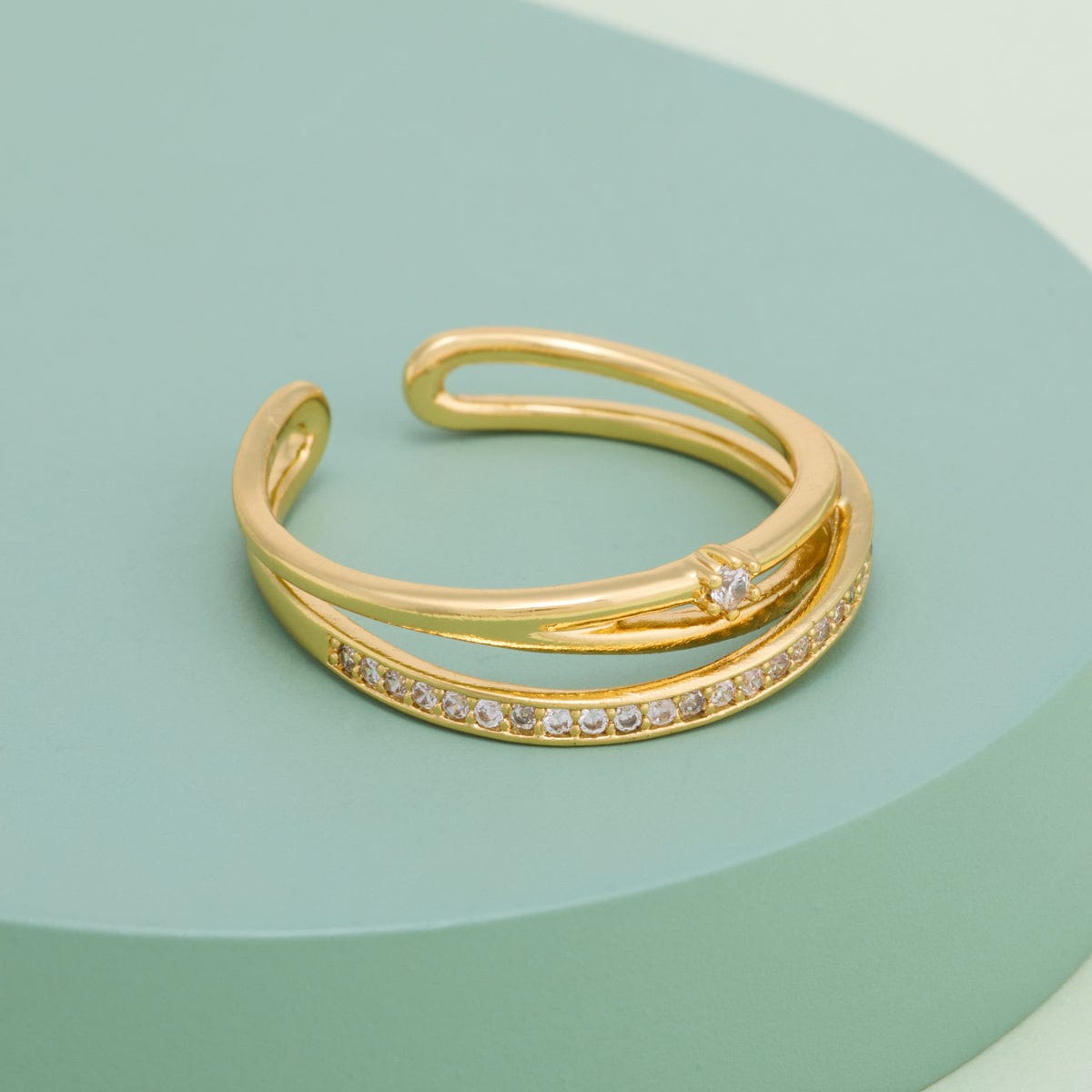 Trendy Zircon Finger Ring Trendy Finger Ring 166552