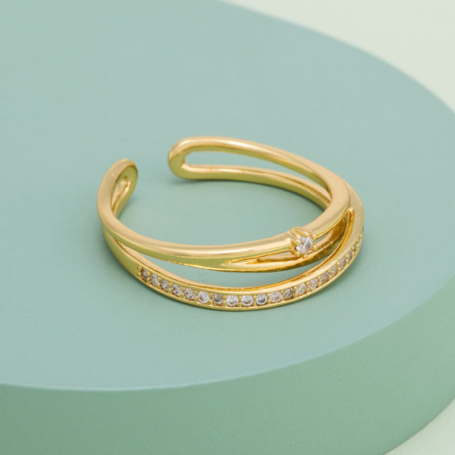 Trendy Zircon Finger Ring Trendy Finger Ring 166552