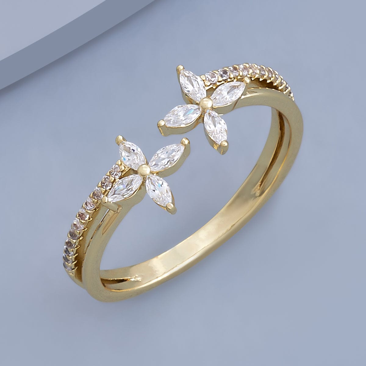 Manufacturer of 916 gold stylish ring design for women sdj-6541 | Jewelxy -  150834