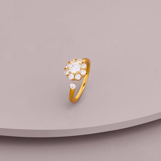 Trendy Zircon Finger Ring Trendy Finger Ring 174439